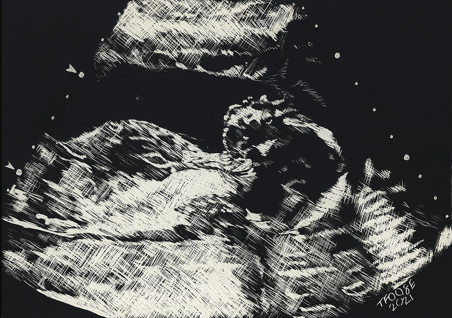 Fetal Ultrasound Mixed Media