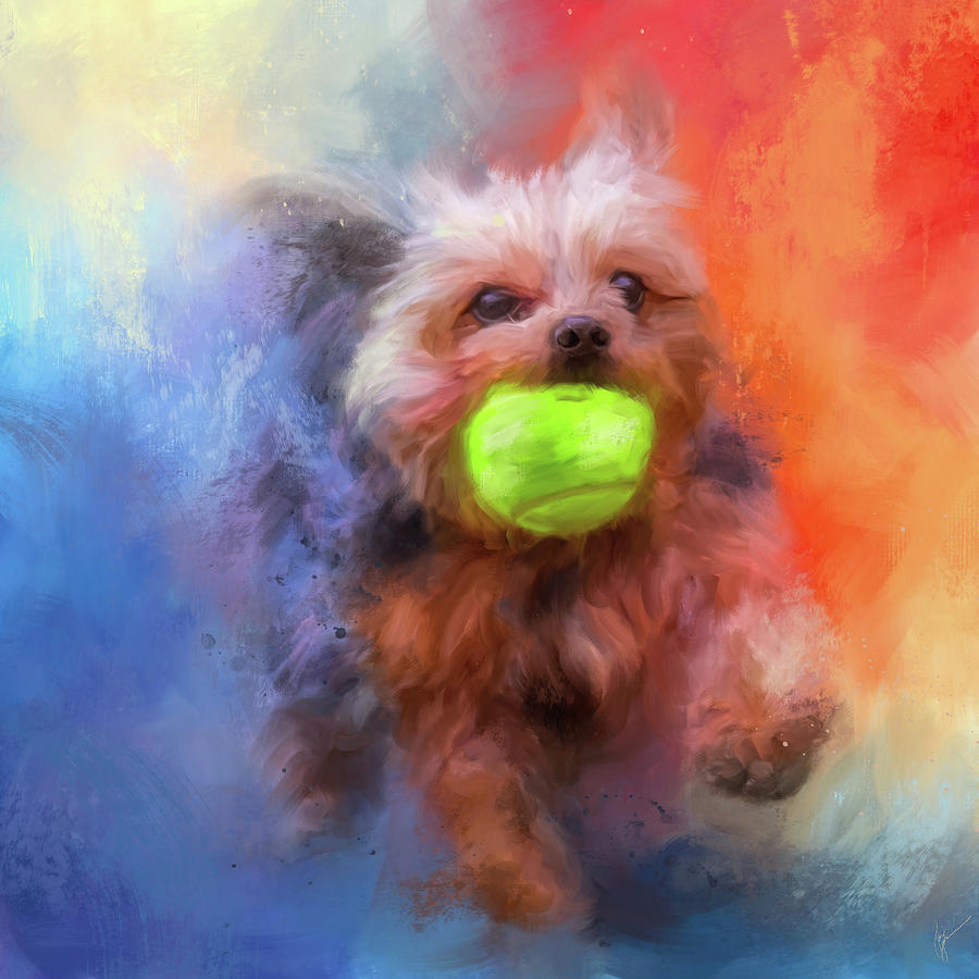 Fetch Painting by Jai Johnson