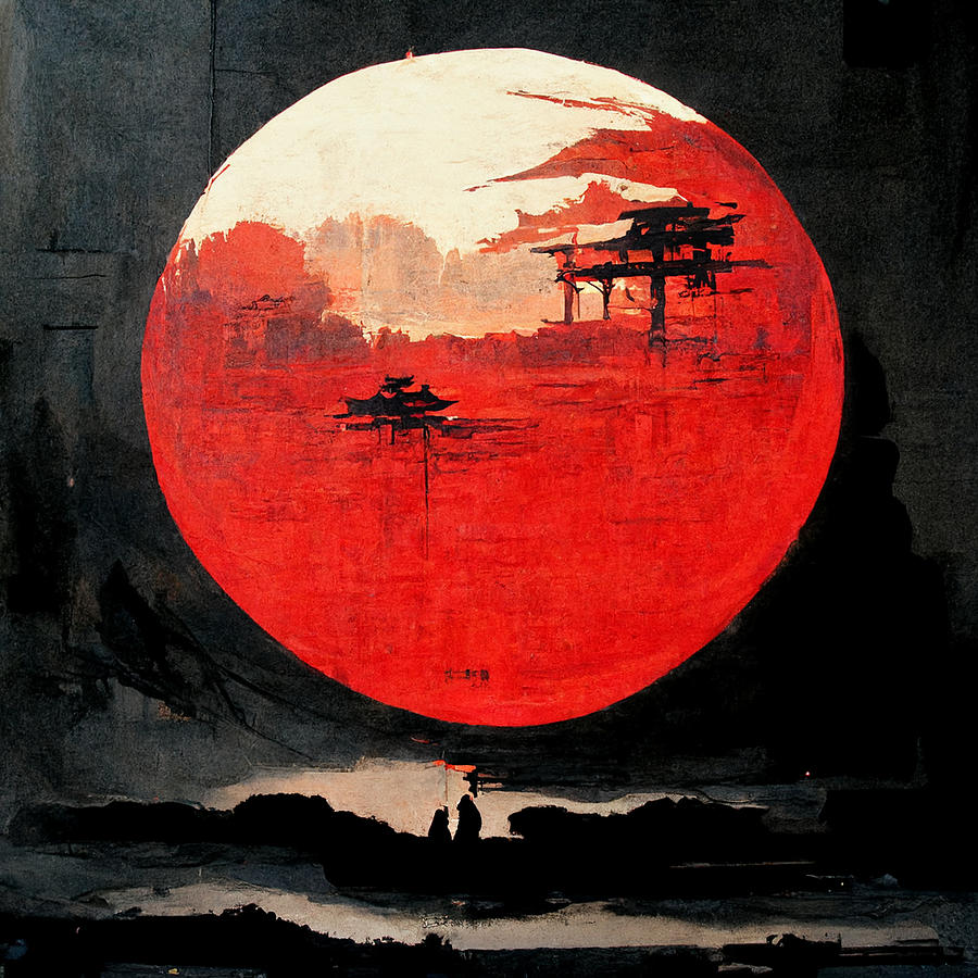 Feudal Japan by CDG Digital Art by Daniel Cates - Fine Art America