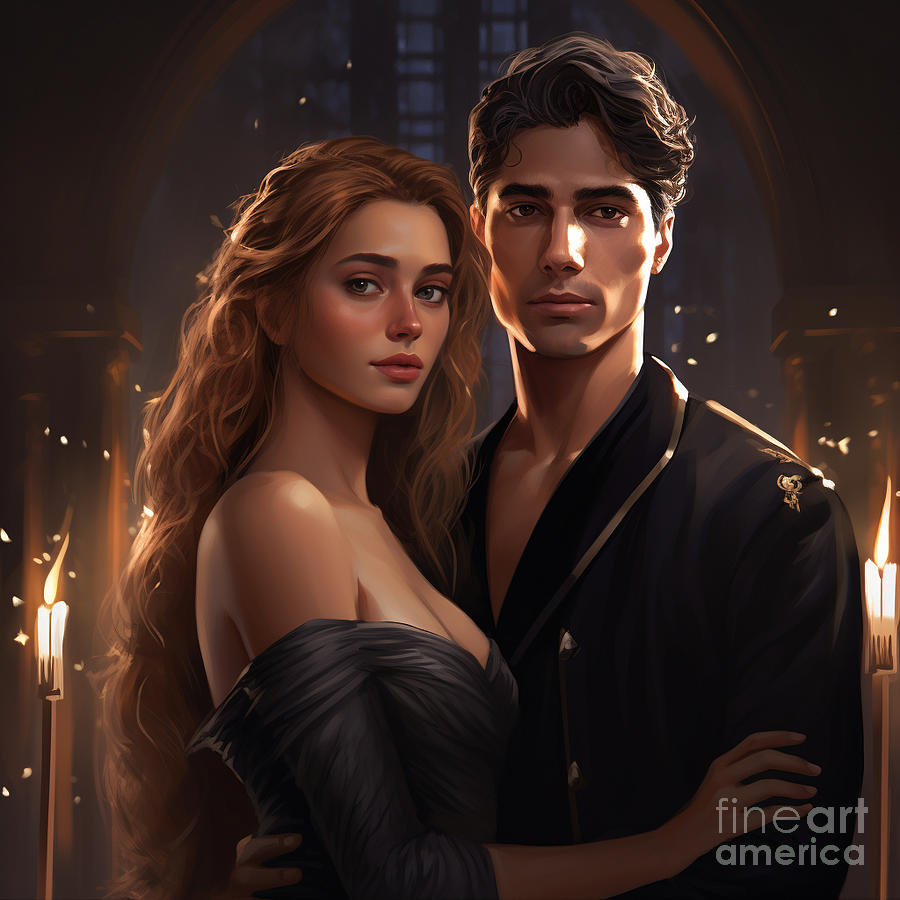 Feyre and Rhysand ACOTAR Digital Art by Shree Goldman - Fine Art America