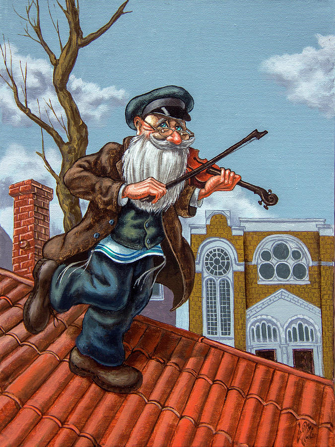 Fiddler on the Roof. Toronto Painting by Victor Molev