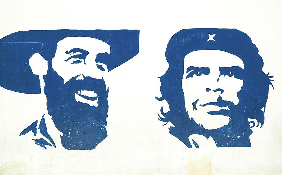 Fidel Castro And Che Guevara Poster Art Photograph by Jo Ann Tomaselli