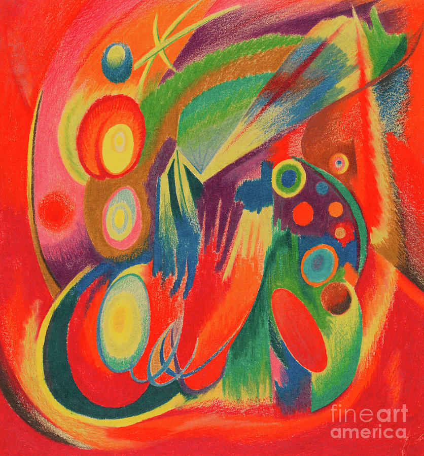 Fieber - Abstract Art Print - Karl Wiener Painting by Sad Hill ...