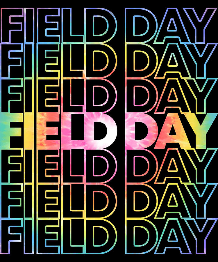 Field Day Tie Dye BOHO Digital Art by Flippin Sweet Gear