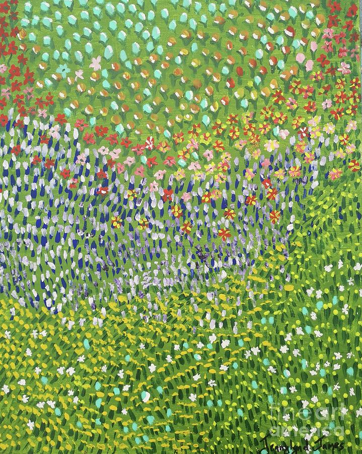 Field Flowers 2 Painting by Jennylynd James