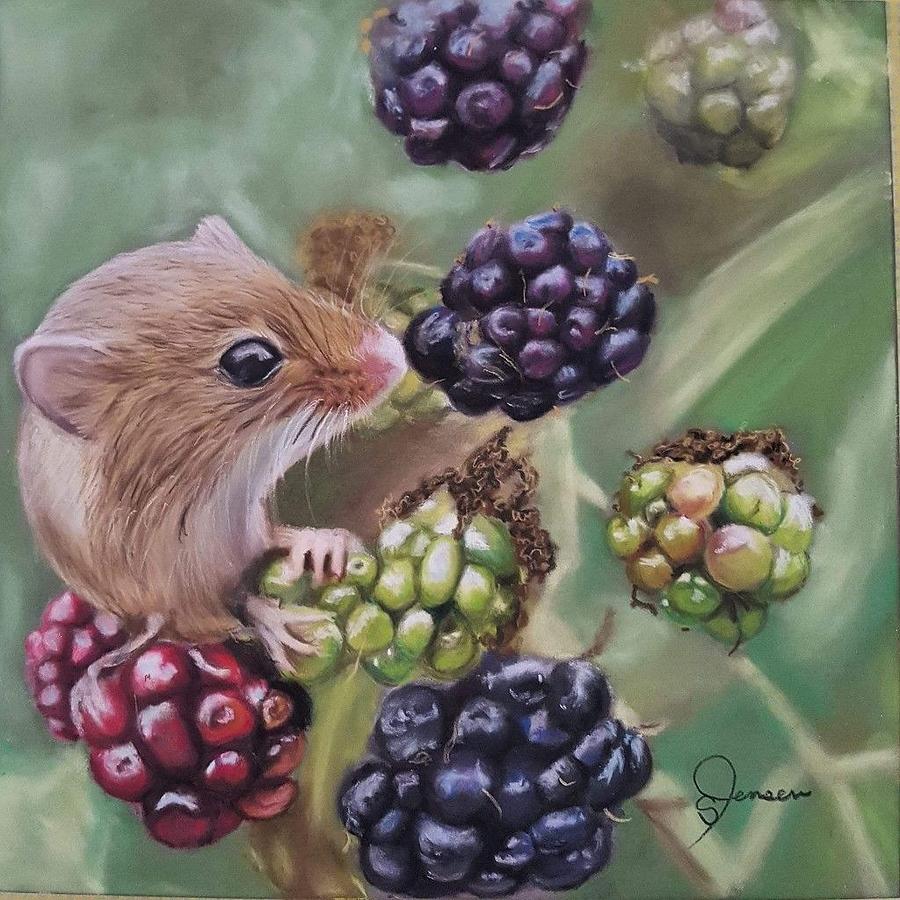 Field Mouse Painting by Shawna Jensen - Fine Art America