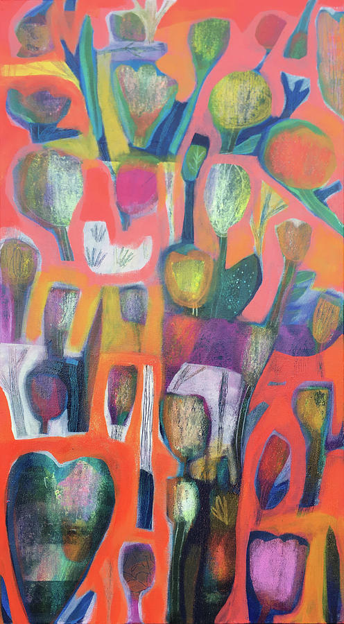 Abstract Painting - Field of Dreams by Cheri Glover Abstract Painting - Field of Dreams by Cheri Glover