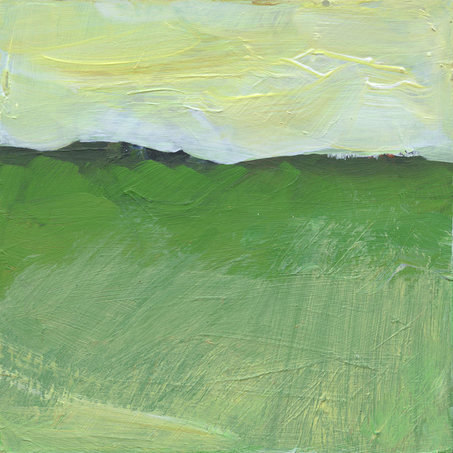 Field Of Green Painting by Tim Nyberg