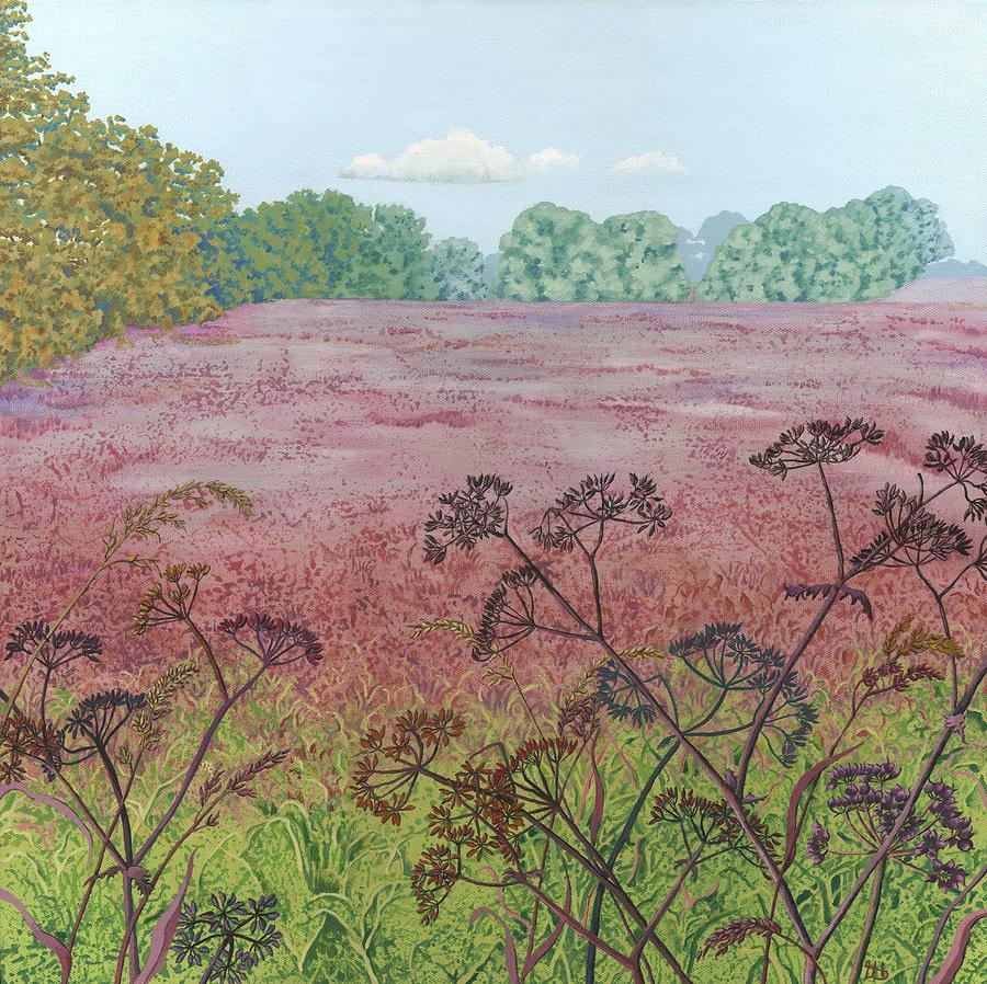 Field Walk Painting by Lynne Henderson