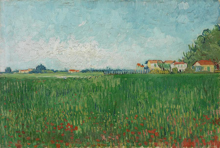 Field With Poppies, 1888 Painting By Vincent Van Gogh - Pixels