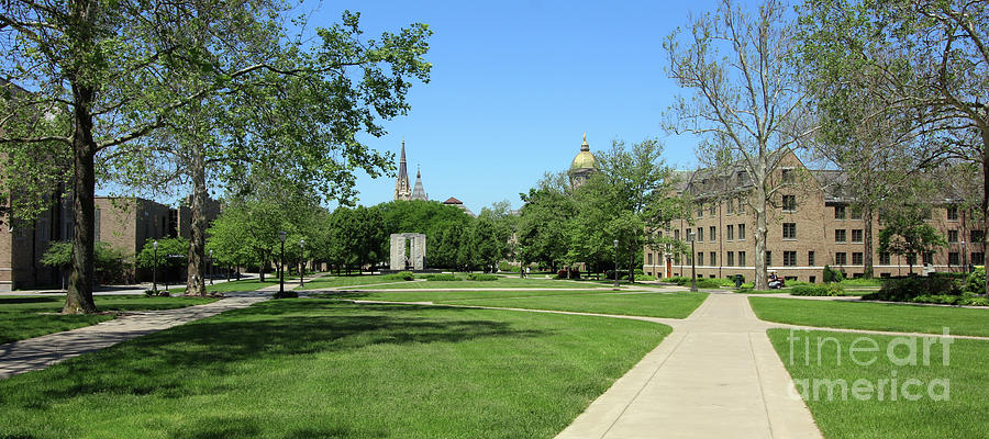 Fieldhouse Mall University of Notre Dame 6993 Photograph by Jack ...