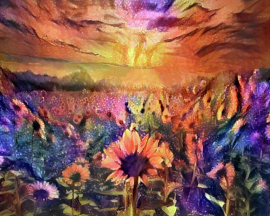 Fields Of Color Digital Art by Artistic Mystic