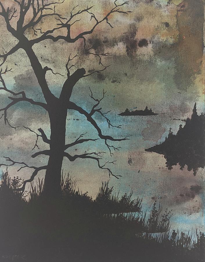 Fiercely Silent Painting by Sarah Kasper Fiercely Silent Painting by Sarah Kasper
