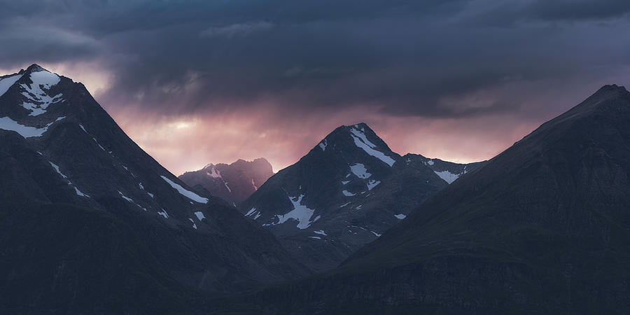 Fiery Alps Photograph by Tor-Ivar Naess