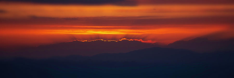 Fiery Arizona Sunset Photograph