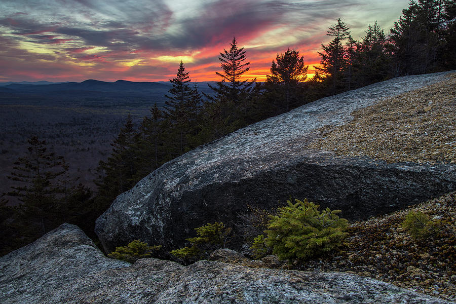 Fiery Sugarloaf Sunset Photograph by White Mountain Images
