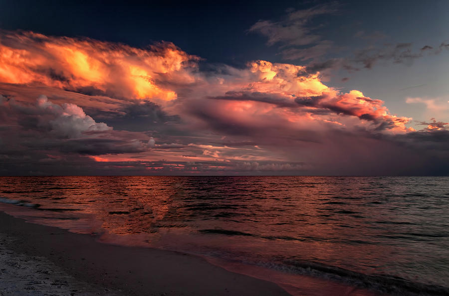 Fiery Sunset Photograph by ARTtography by David Bruce Kawchak