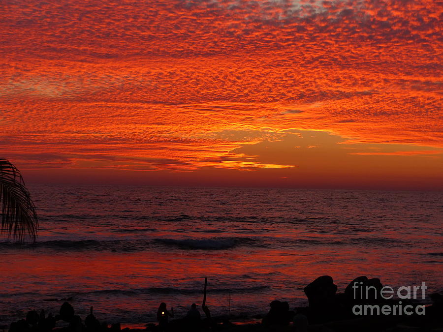 Sizzling Red Sky Photograph by Rosanne Licciardi