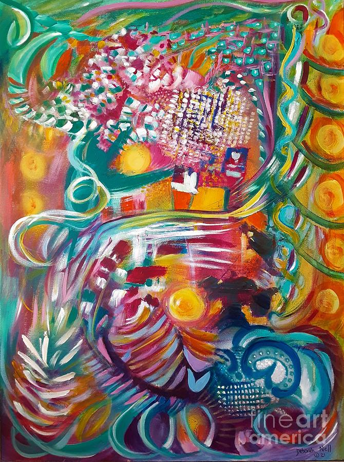 Fiesta Painting by Deborah Nell