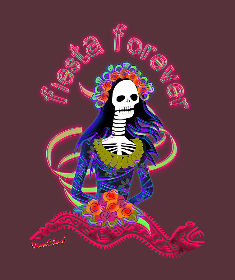 Fiesta Forever Digital Art by Chas Sinklier