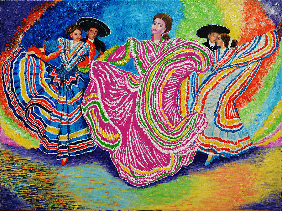 Mexican Painting - Fiesta Latino by Sushobha Jenner