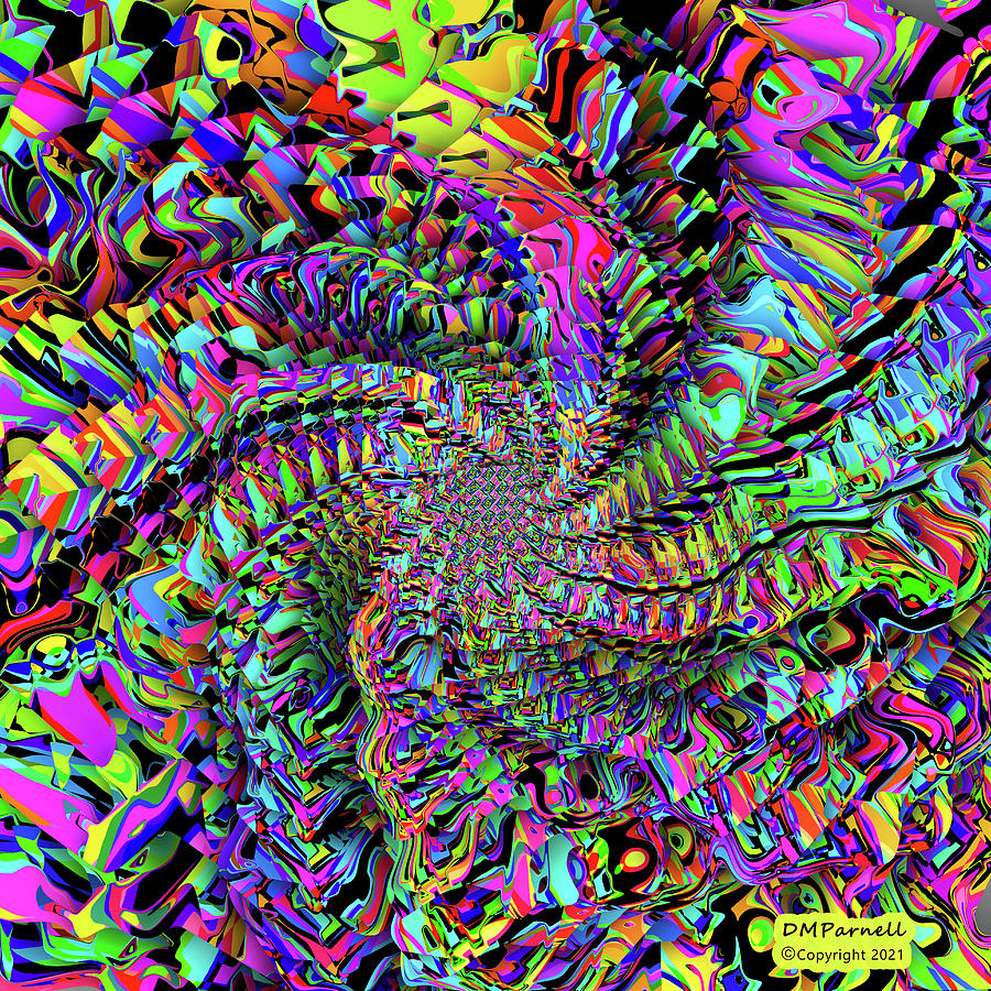 Fiesta Twirly Digital Art by Diane Parnell