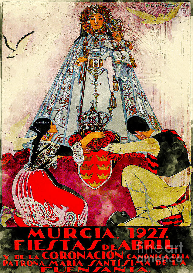 Fiestas Murcianas 1927 Digital Art by Marisol VB