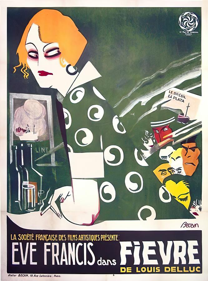 Fievre, 1921 Mixed Media by Movie World Posters