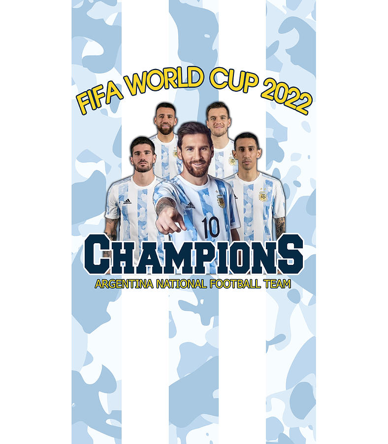 FIFA World Cup Qatar 2022 Argentina National Football Team Champions ...