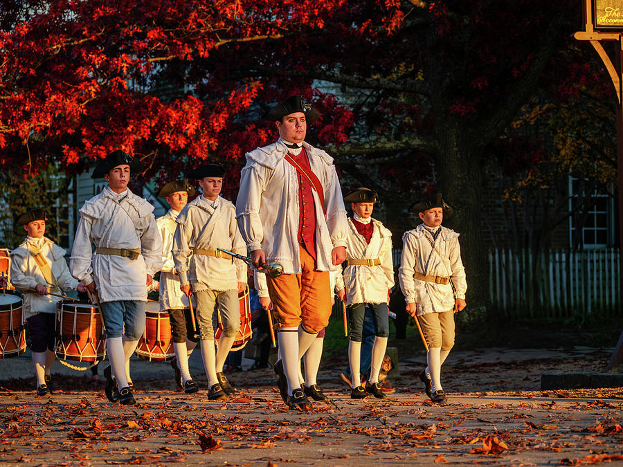 Fifes and Drums in November 1 Photograph by Rachel Morrison