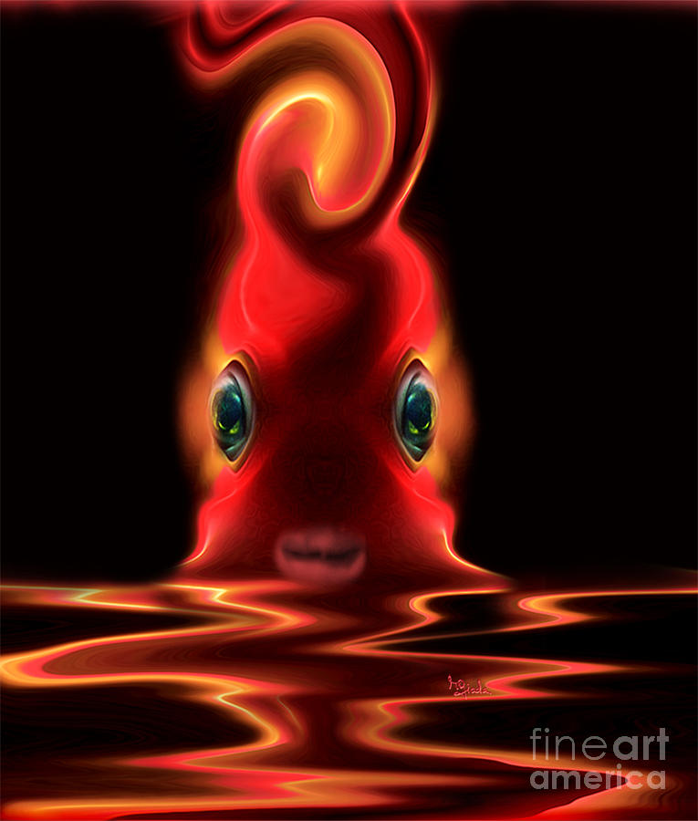 Fiffi the funky fish  Digital Art by Giada Rossi