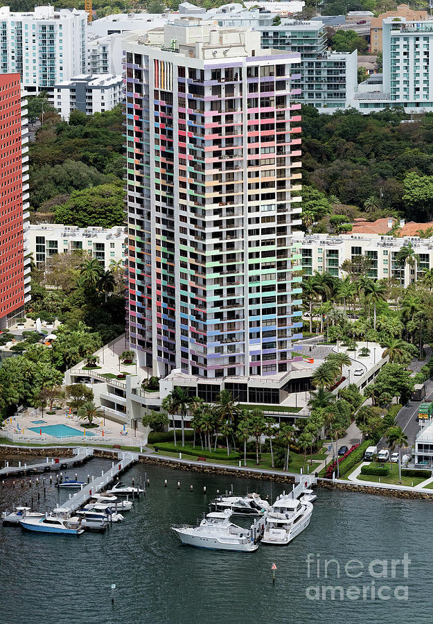 Fifteen Fifty Brickell Apartments Miami Aerial View Photograph by David Oppenheimer
