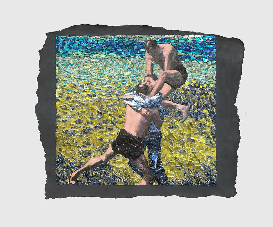 Fig. 76. Double-drowning release. In position. Mixed Media by Matthew Lazure