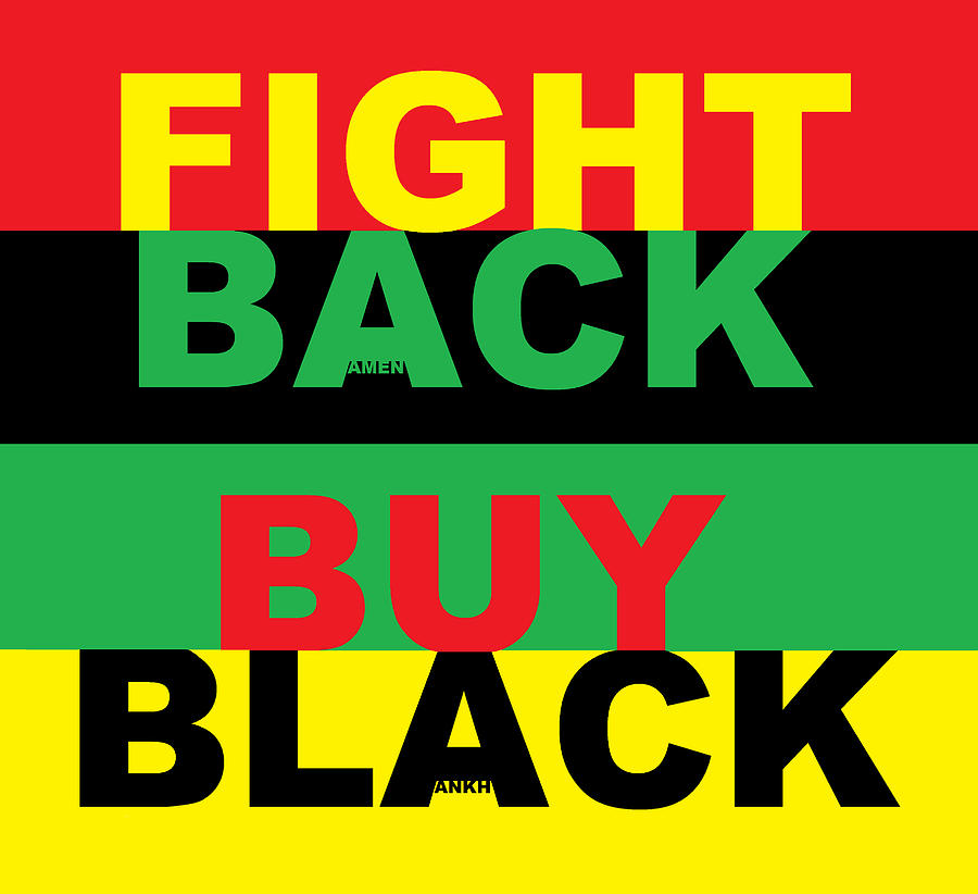 Fight Back Buy Black Digital Art by Adenike AmenRa