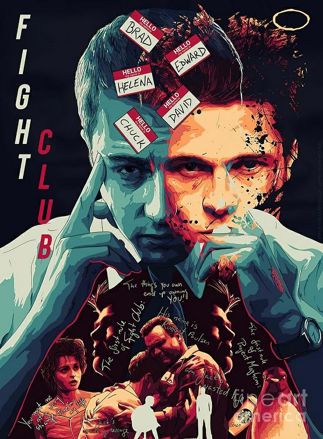 Fight Club 3 Tapestry - Textile by Jeremy Pete