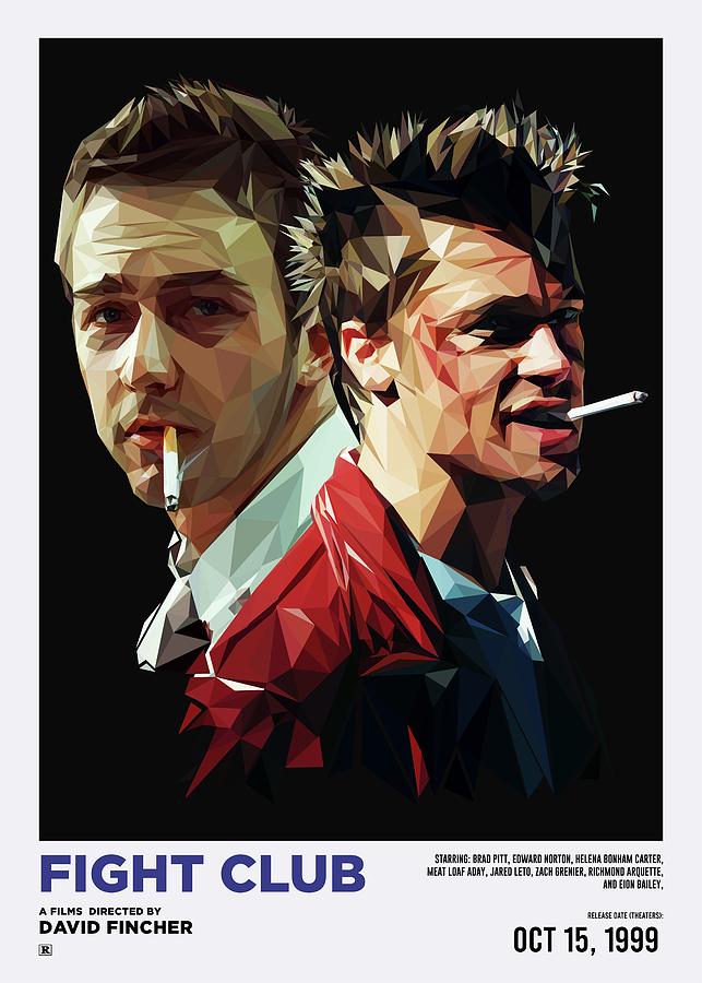 Fight Club Tyler Durden Digital Art by Art Nesia - Fine Art America