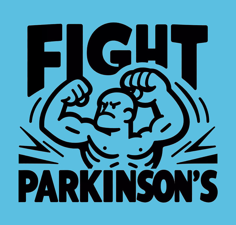 Parkinson's Disease Digital Art - Fight Parkinsons Macho by Jeffrey Todd Moore
