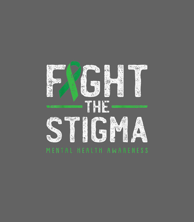 Fight Thetigma Mental Health Awareness Green Ribbon Digital Art by Oli ...