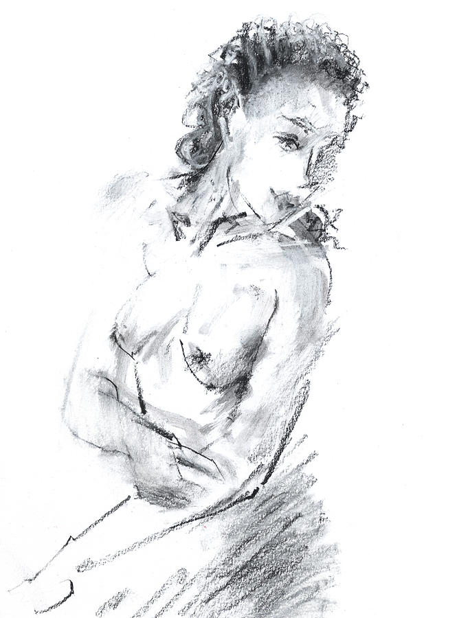 Figure 200202 Drawing by Chris N Rohrbach