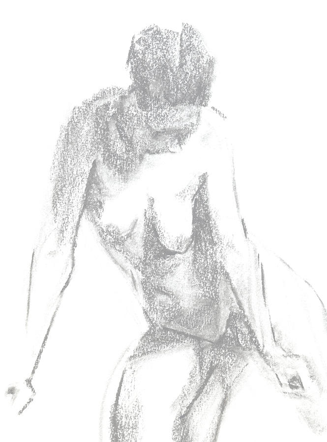 Figure 201402 Drawing by Chris N Rohrbach