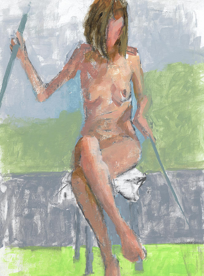 Figure 201609 Painting by Chris N Rohrbach