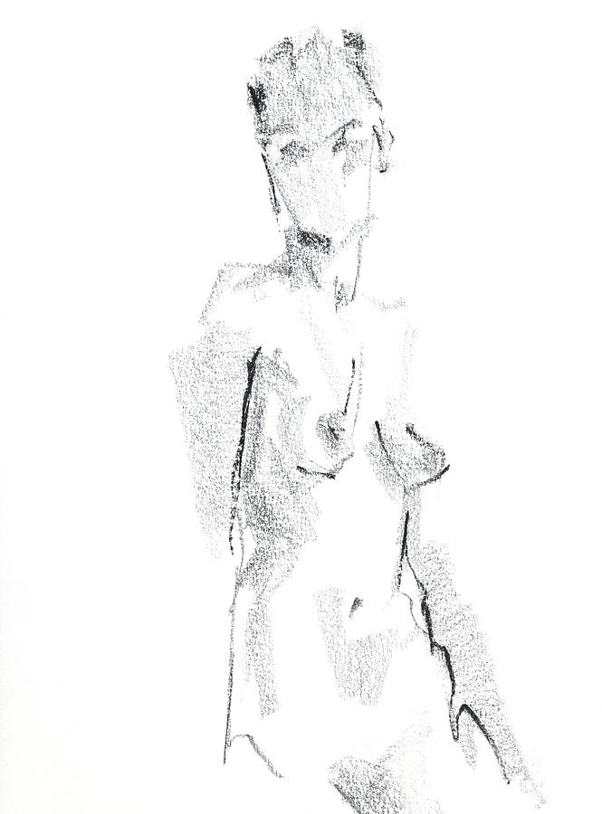 Figure 202107 Drawing by Chris N Rohrbach