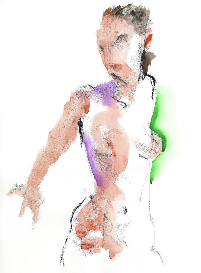 Figure 202307 Drawing by Chris N Rohrbach