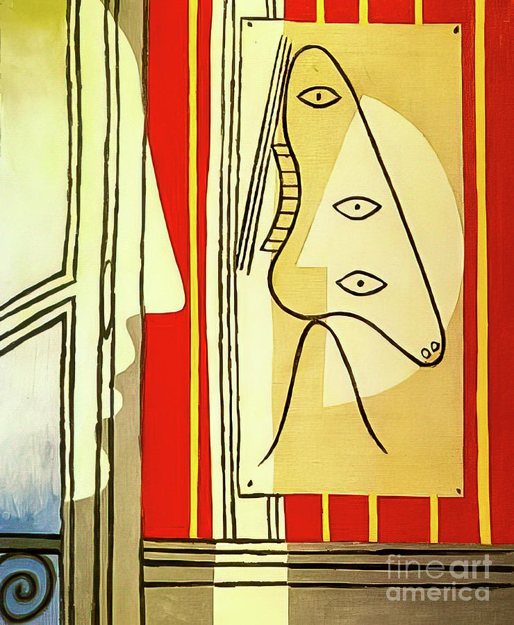 Figure and Profile by Pablo Picasso 1928 Painting by Pablo Picasso - Fine  Art America