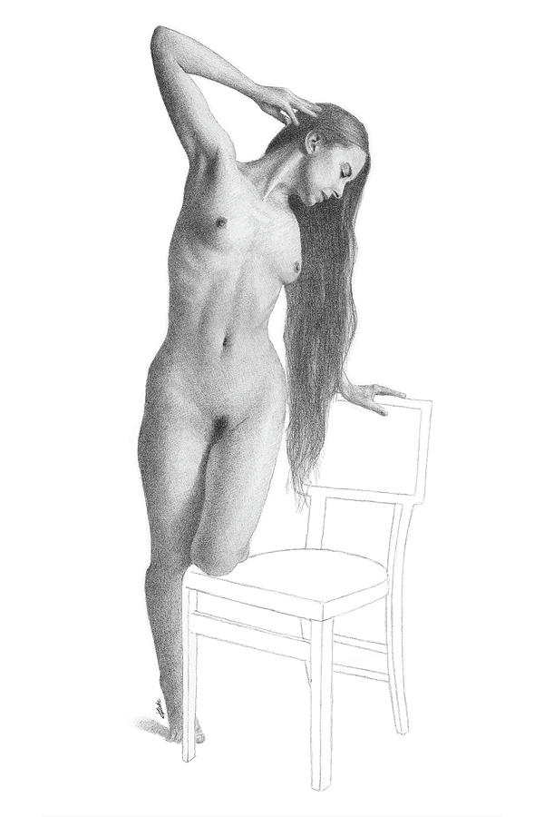 Figure Drawing 1 Drawing by Christian Klute