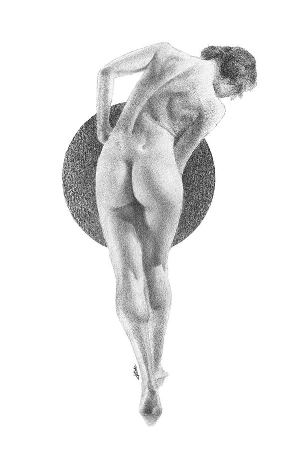 Figure Drawing 4 Drawing by Christian Klute