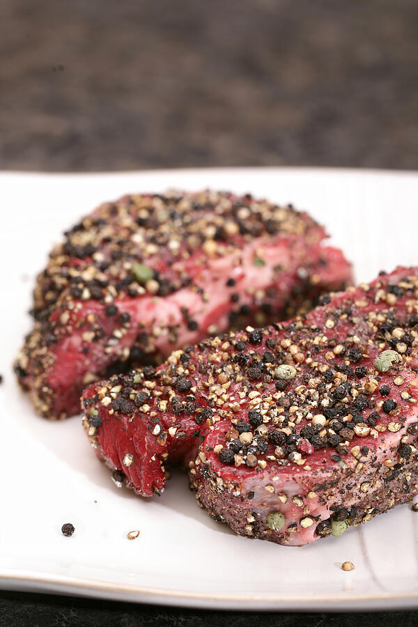 Filets prepared with spice dry rub Photograph by Styxclick