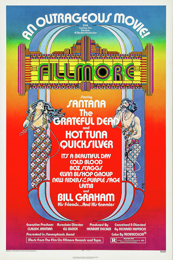 Fillmore 20th Century Fox, 1972 Digital Art by Music Posters - Fine Art ...