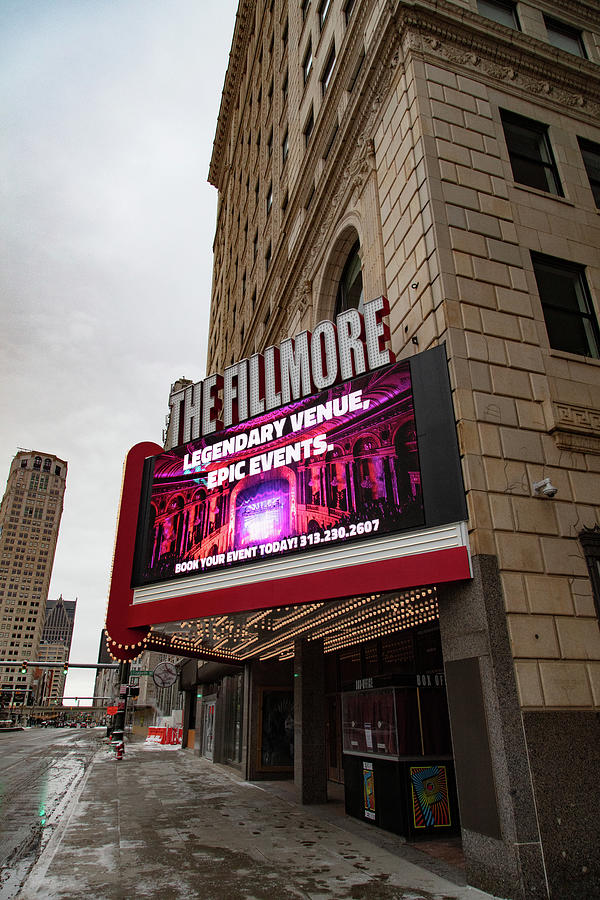 Fillmore Theater in Detroit Michigan Photograph by Eldon McGraw