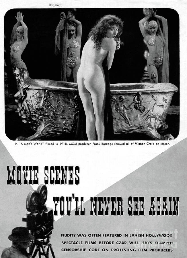 Film Censorship Movie Ad Photograph by Sad Hill - Bizarre Los Angeles Archive